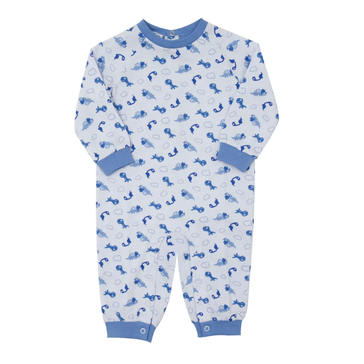 Pigiamone bimbo azzurro blu