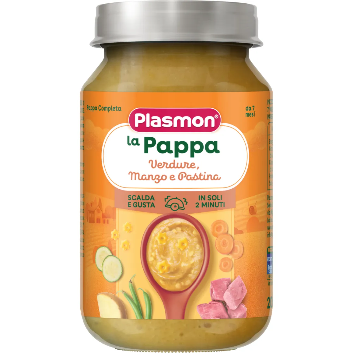 Plasmon – la pappa verdure manzo pastina