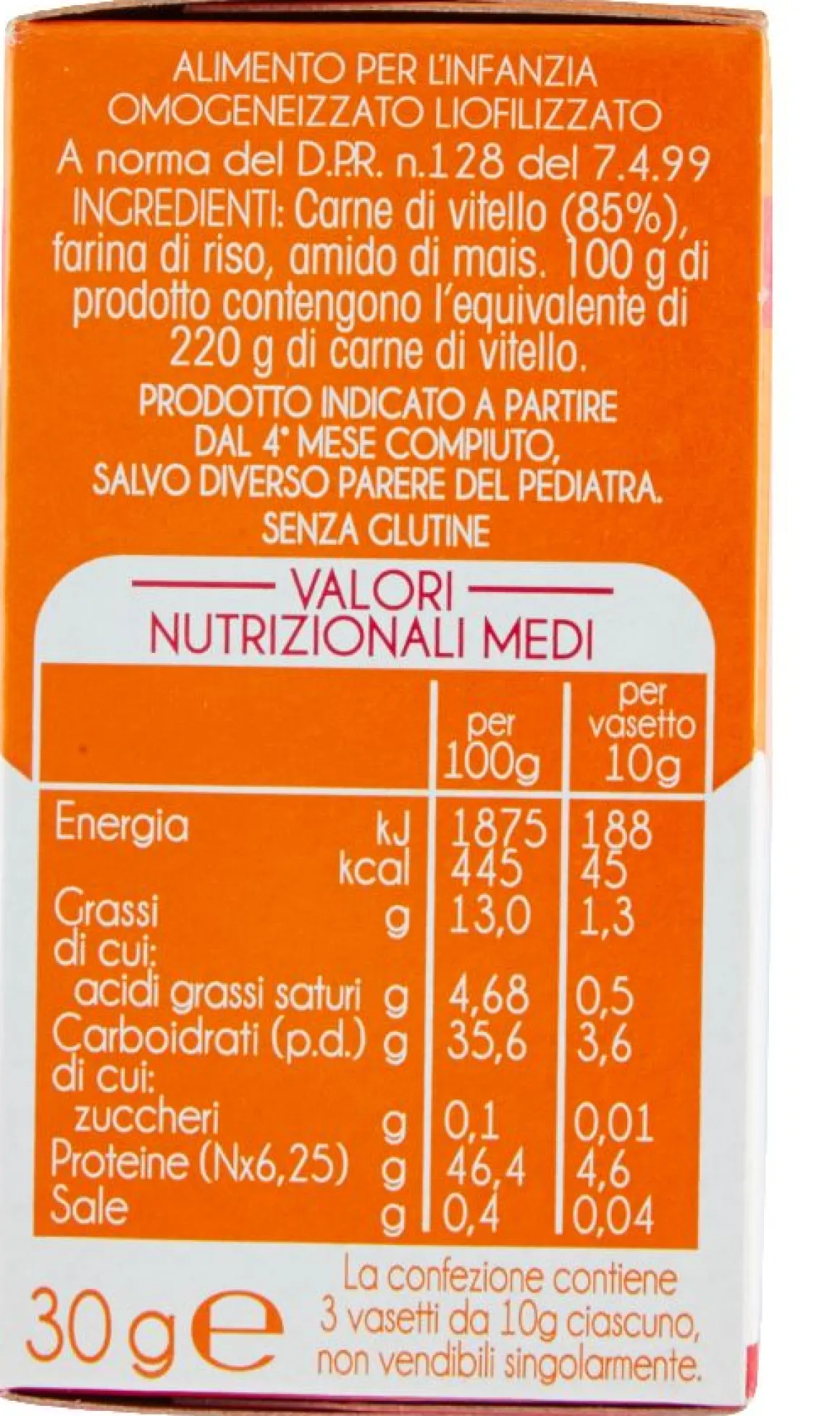 Plasmon – lio vitello – 3x10g