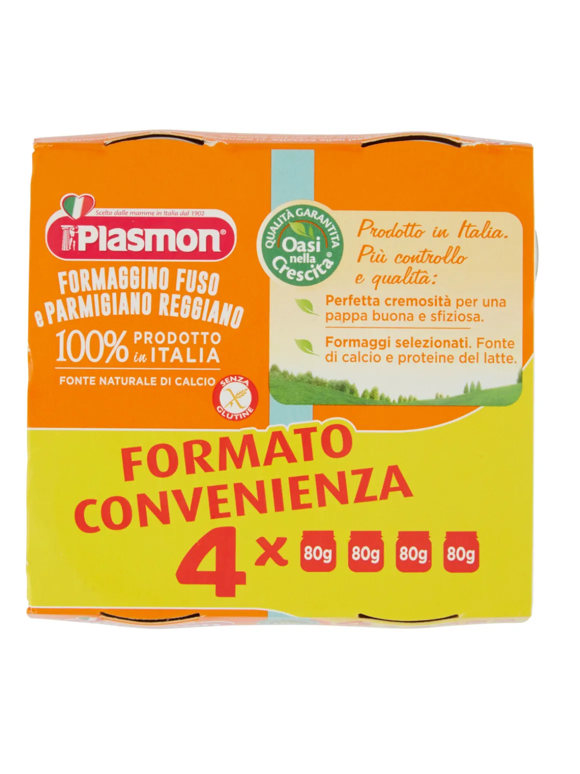 Plasmon – omo formaggino parmigiano – 4x80g