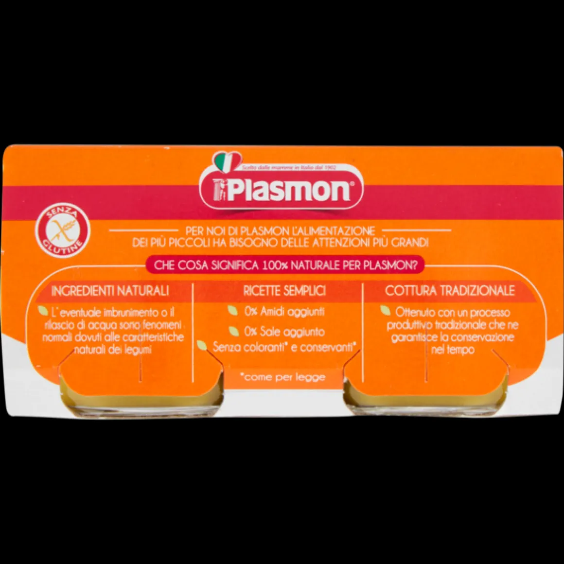 Plasmon – omogeneizzato legumi verdi – 2x80g