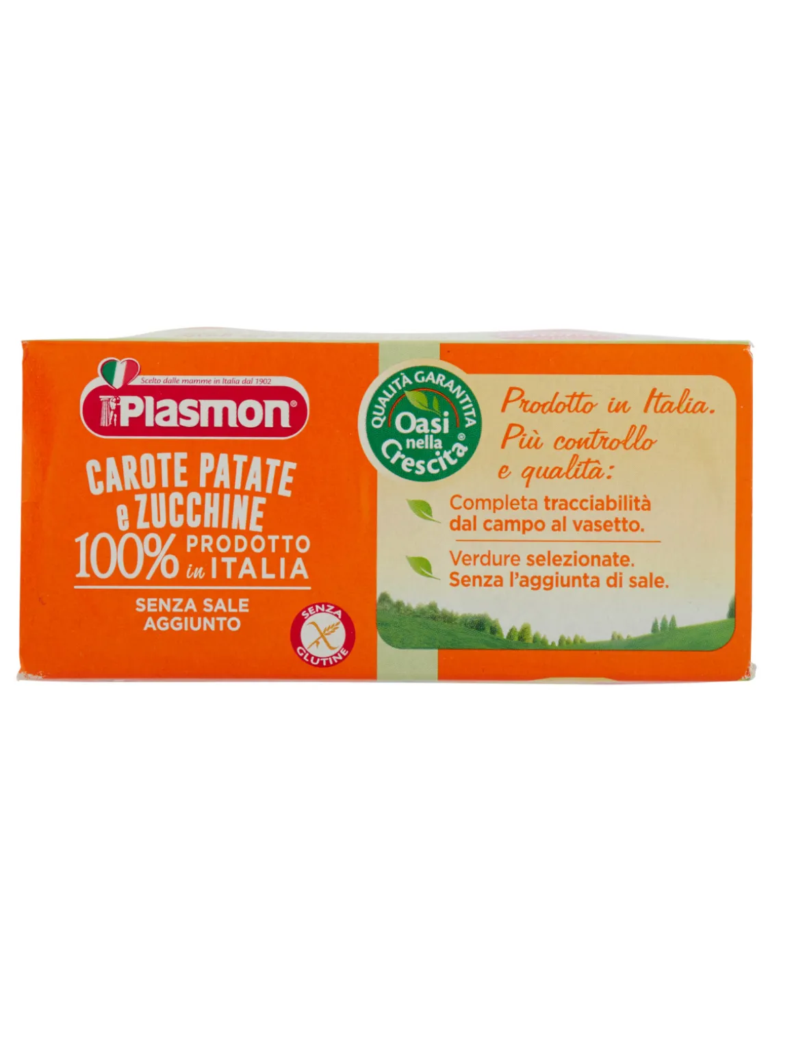 Plasmon – omogeneizzato carote, patate, zucchine – 2x80g