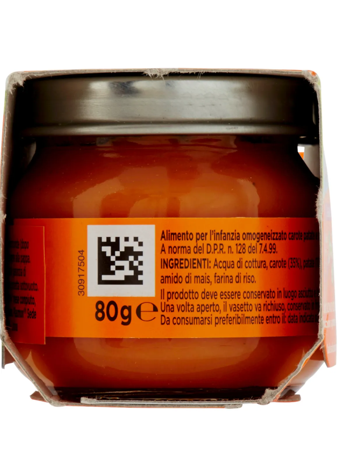 Plasmon – omogeneizzato carote, patate, zucchine – 2x80g