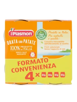 Plasmon – omogeneizzato orata – 4x80g