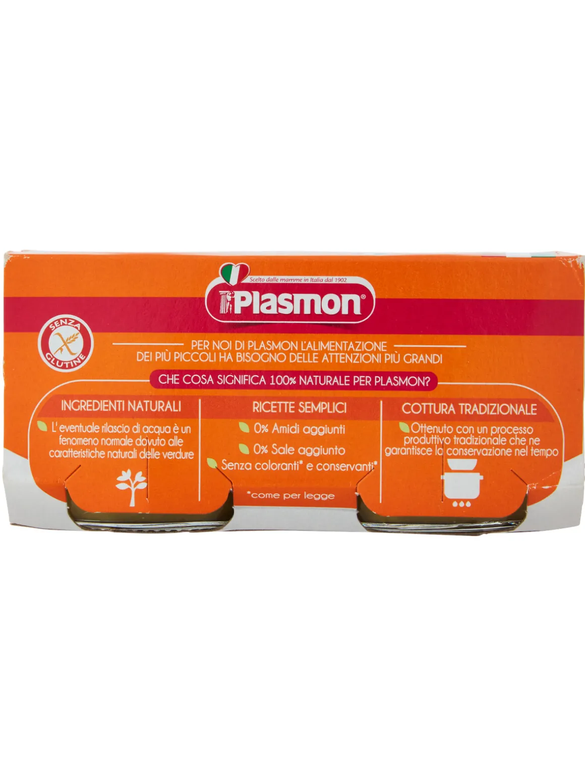 Plasmon – omogeneizzato verdure miste – 2x80g