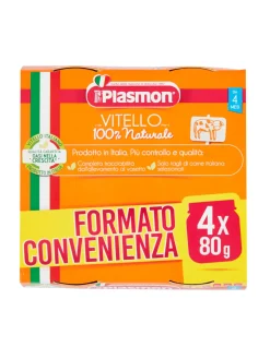 Plasmon – omogeneizzato vitello – 4x80g