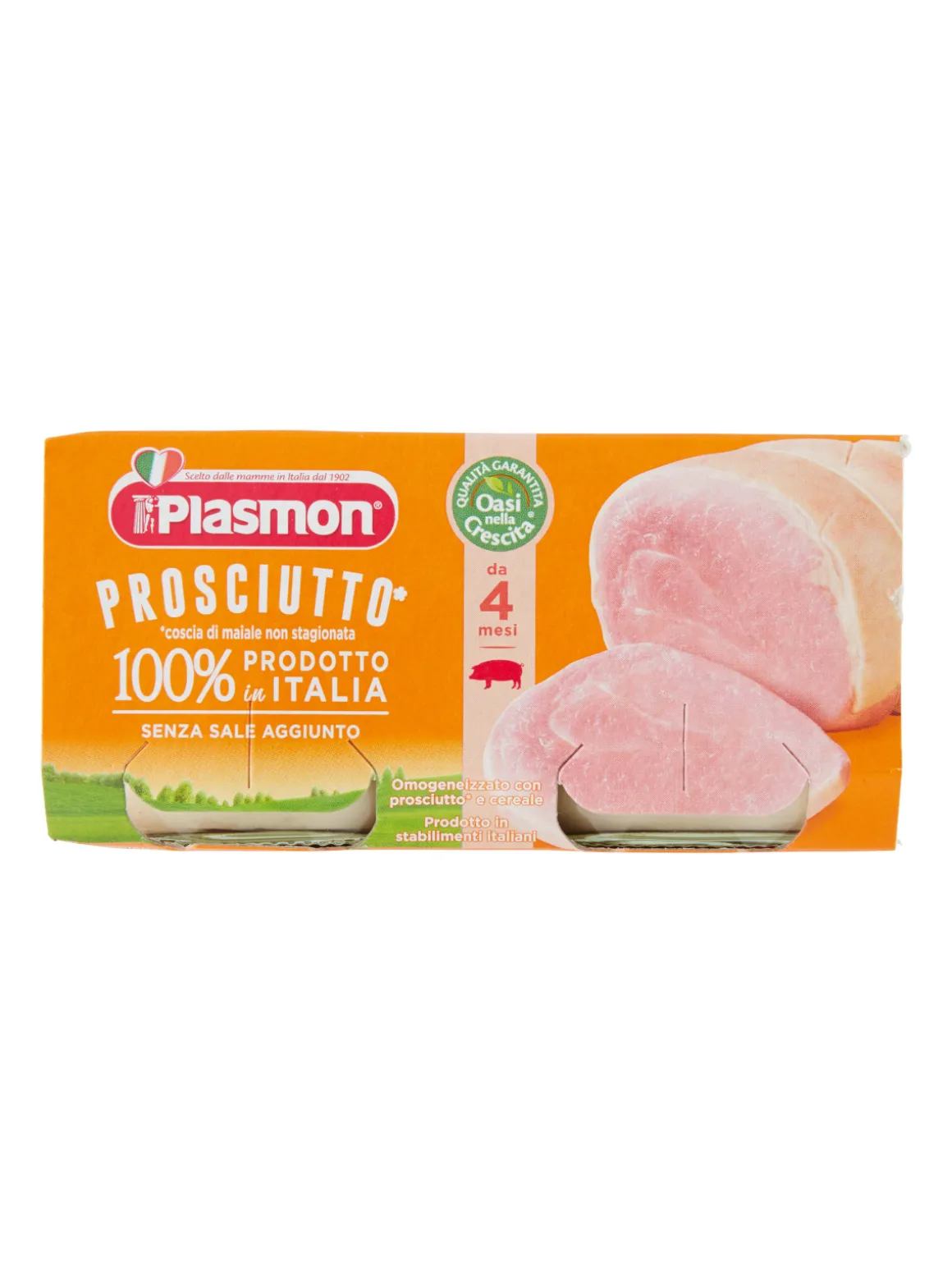 Plasmon – omogeneizzatogeneizzato prosciutto – 2x80g