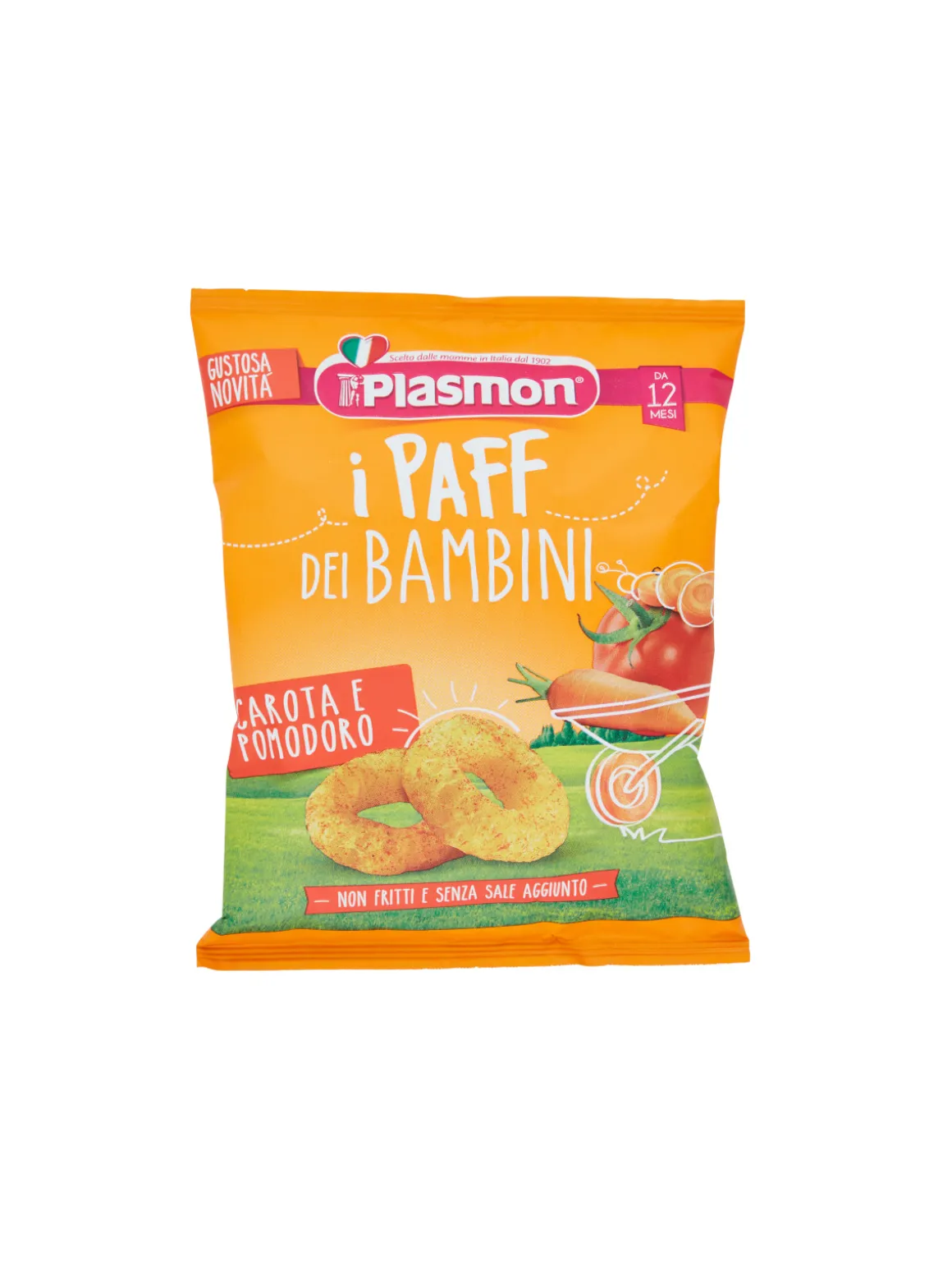 Plasmon – paff pomodoro e carota – 15g