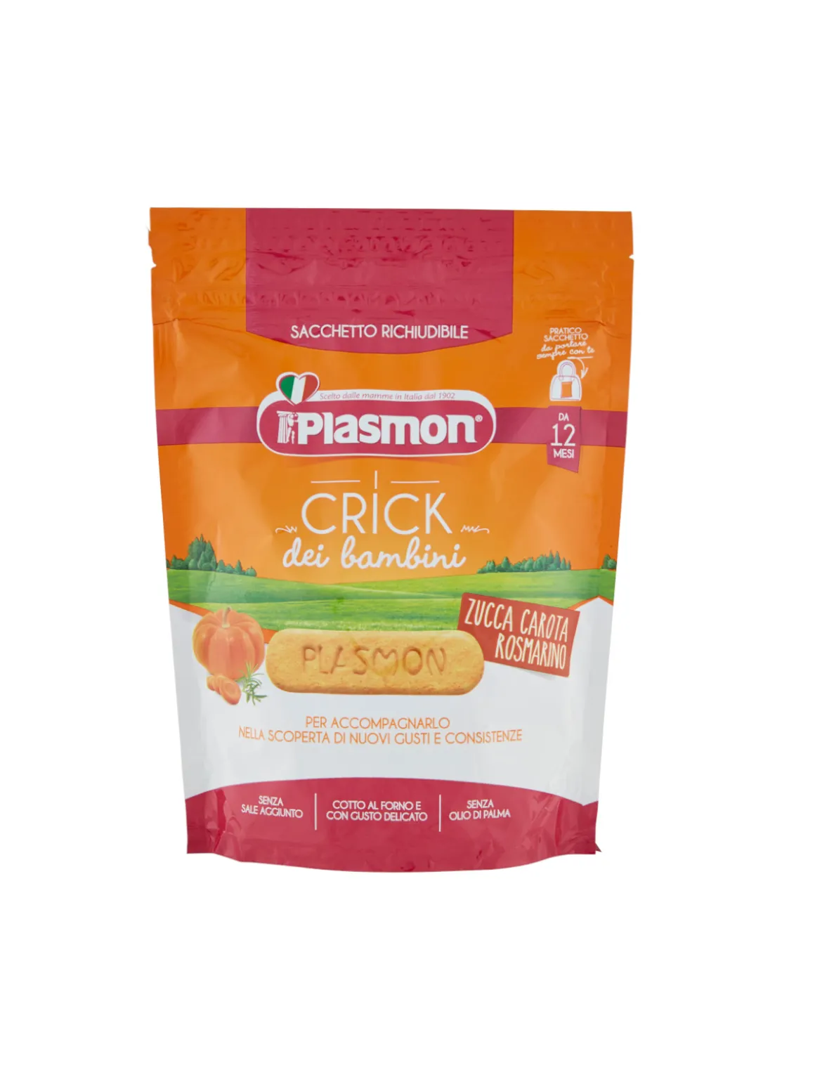 Plasmon – plasmon crick zucca, carota, rosmarino – 100g