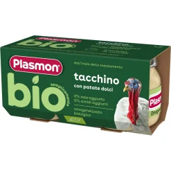Plasmon omogeneizzato tacchino bio 2×80 gr