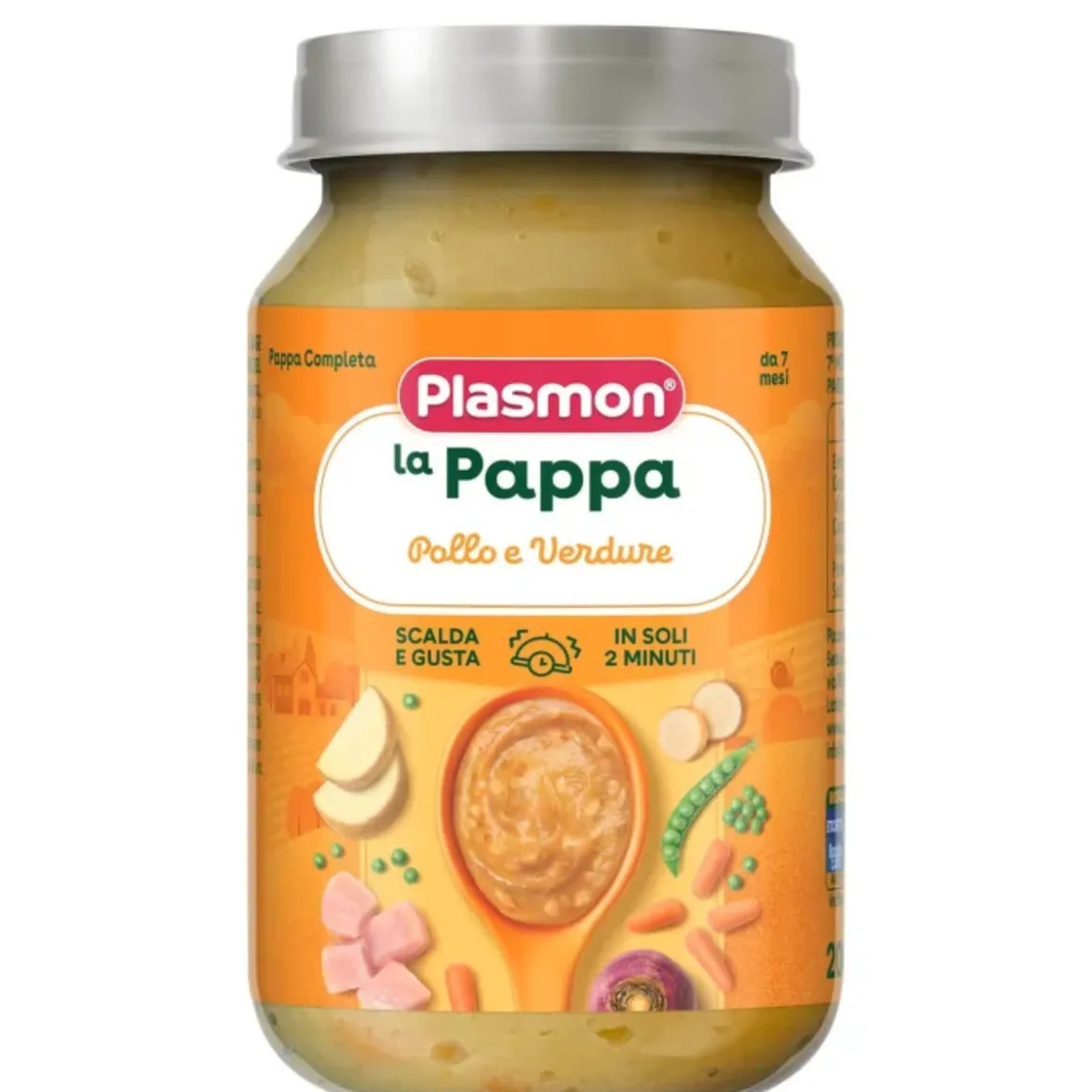 Pollo e verdure la pappa 200g – plasmon