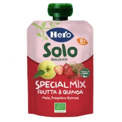 Pouch frutta & quinoa con mela fragola e quinoa 100 gr – hero solo