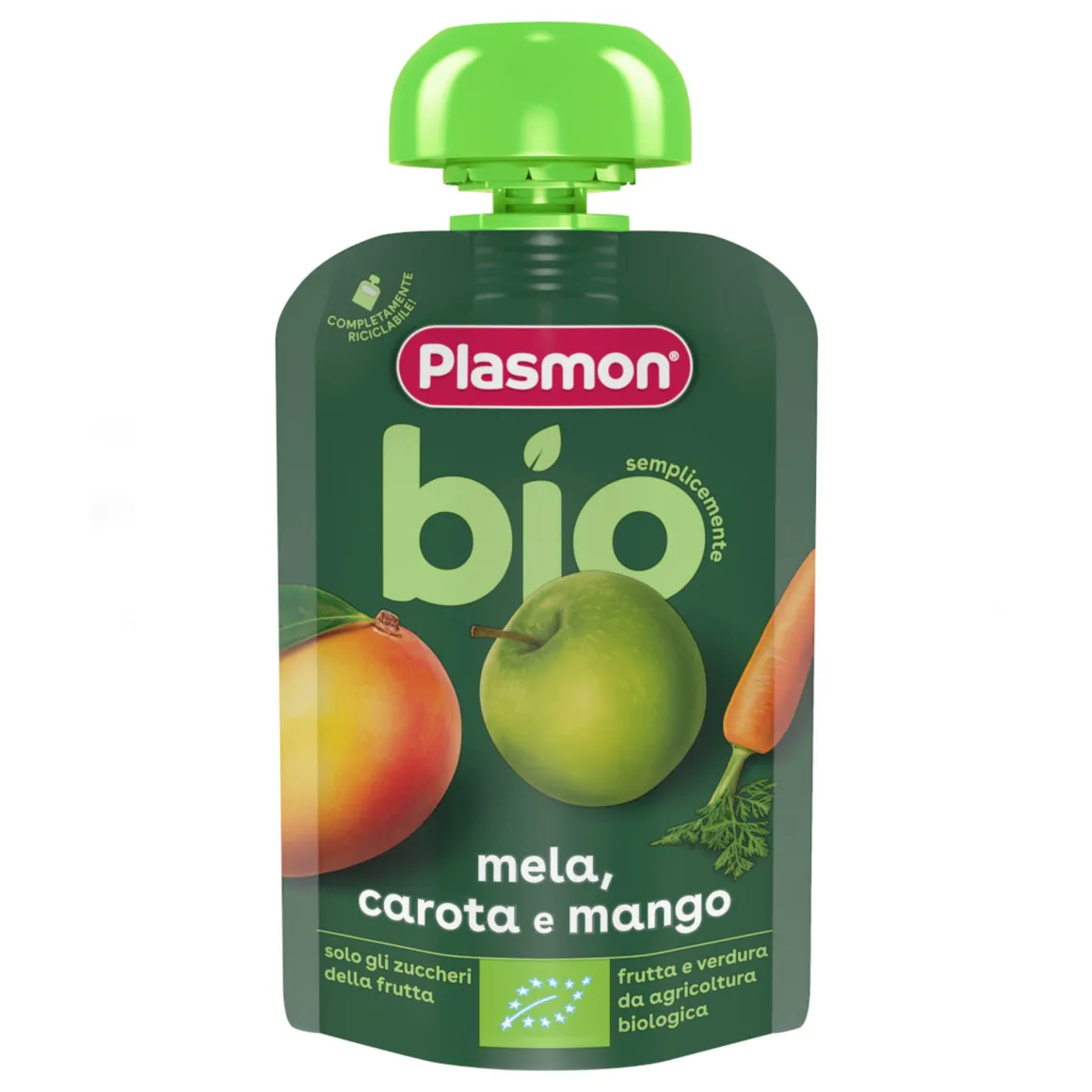 Pouch mela carota e mango bio 100gr – plasmon