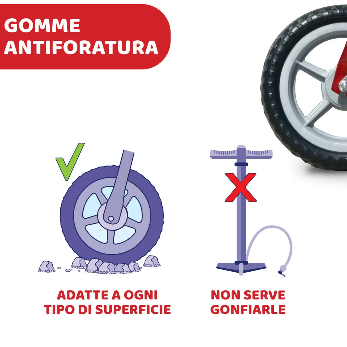 Prima bicicletta red bullet – corsa e crescita per bambini