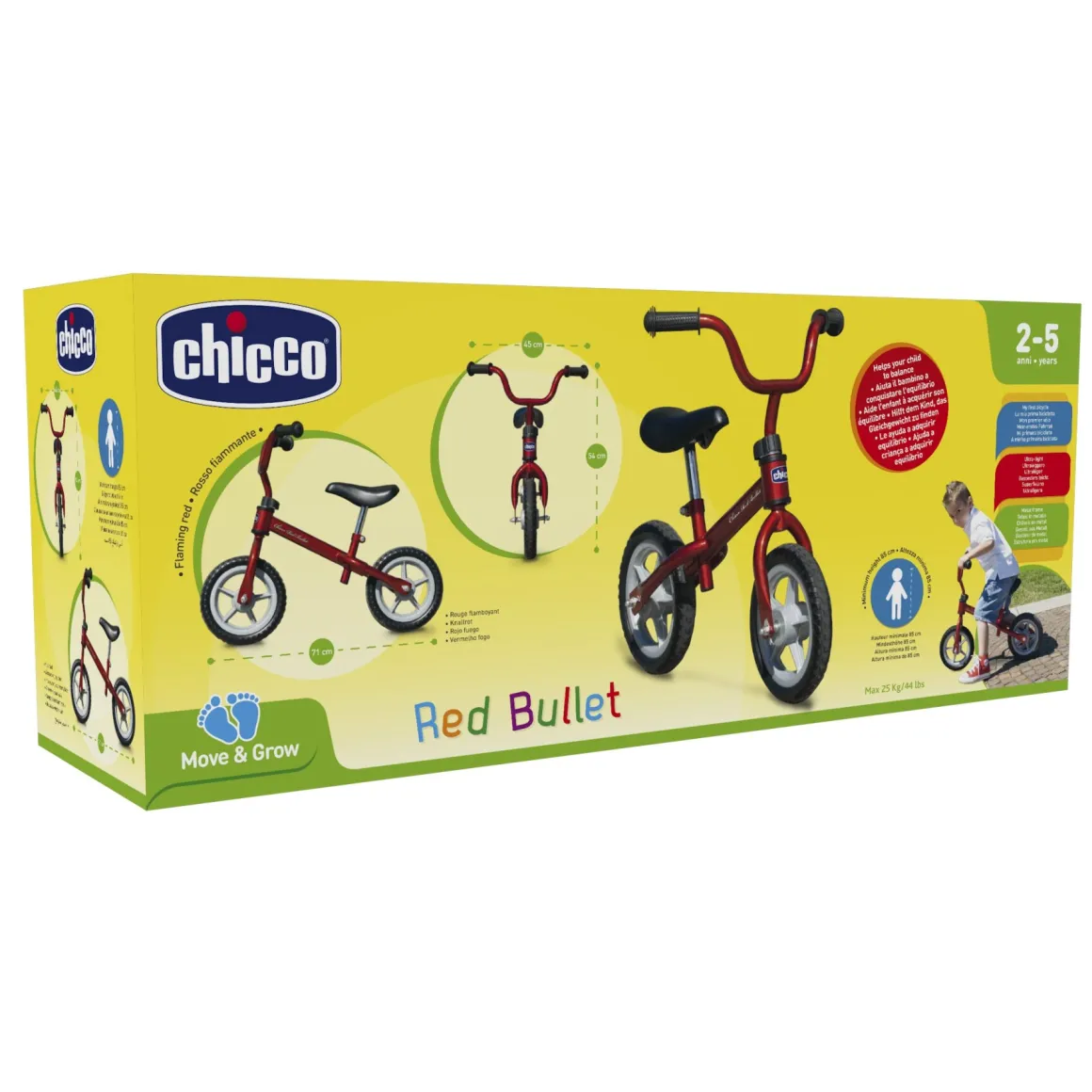 Prima bicicletta red bullet – corsa e crescita per bambini