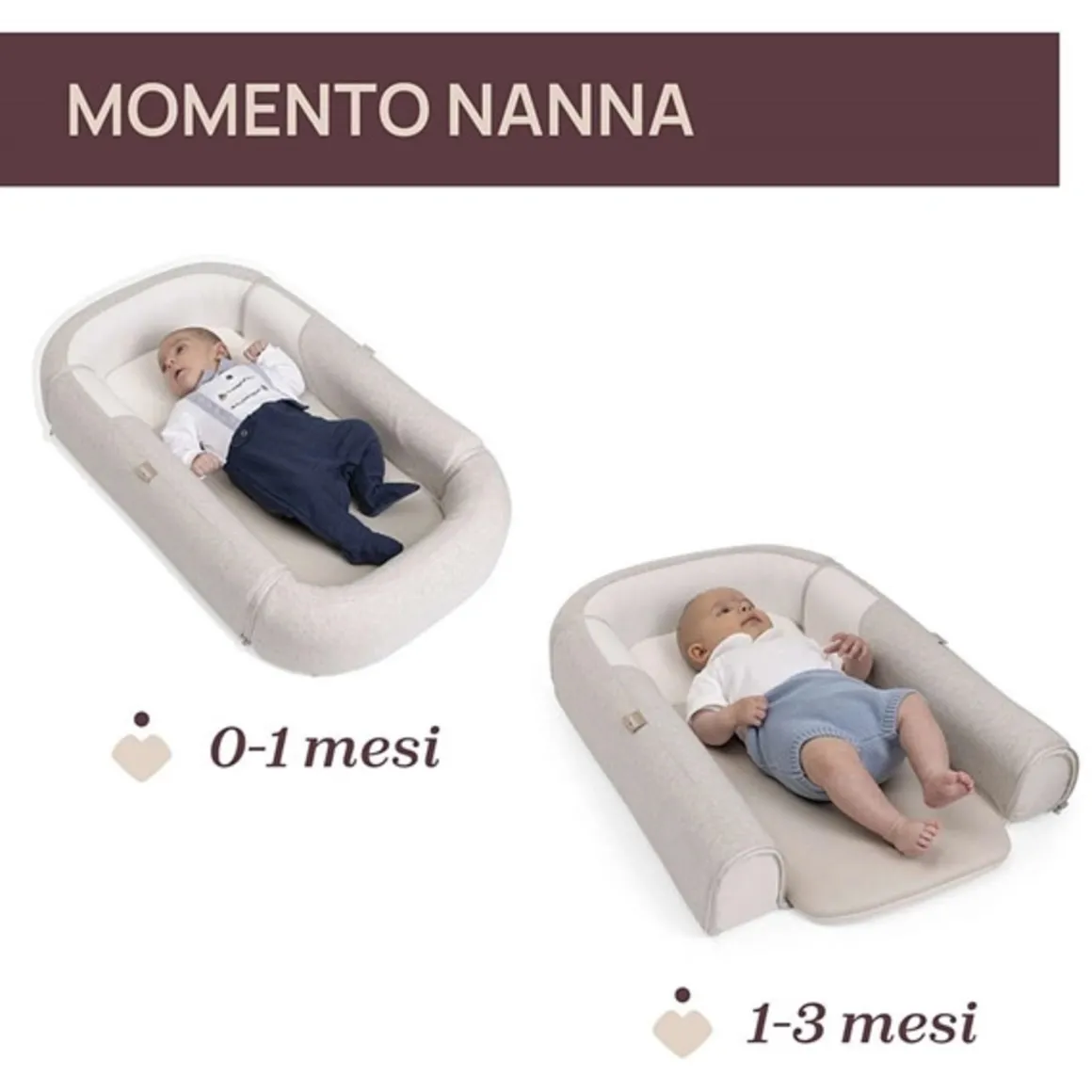 Riduttore letto mommypod 3 in 1 grey – chicco