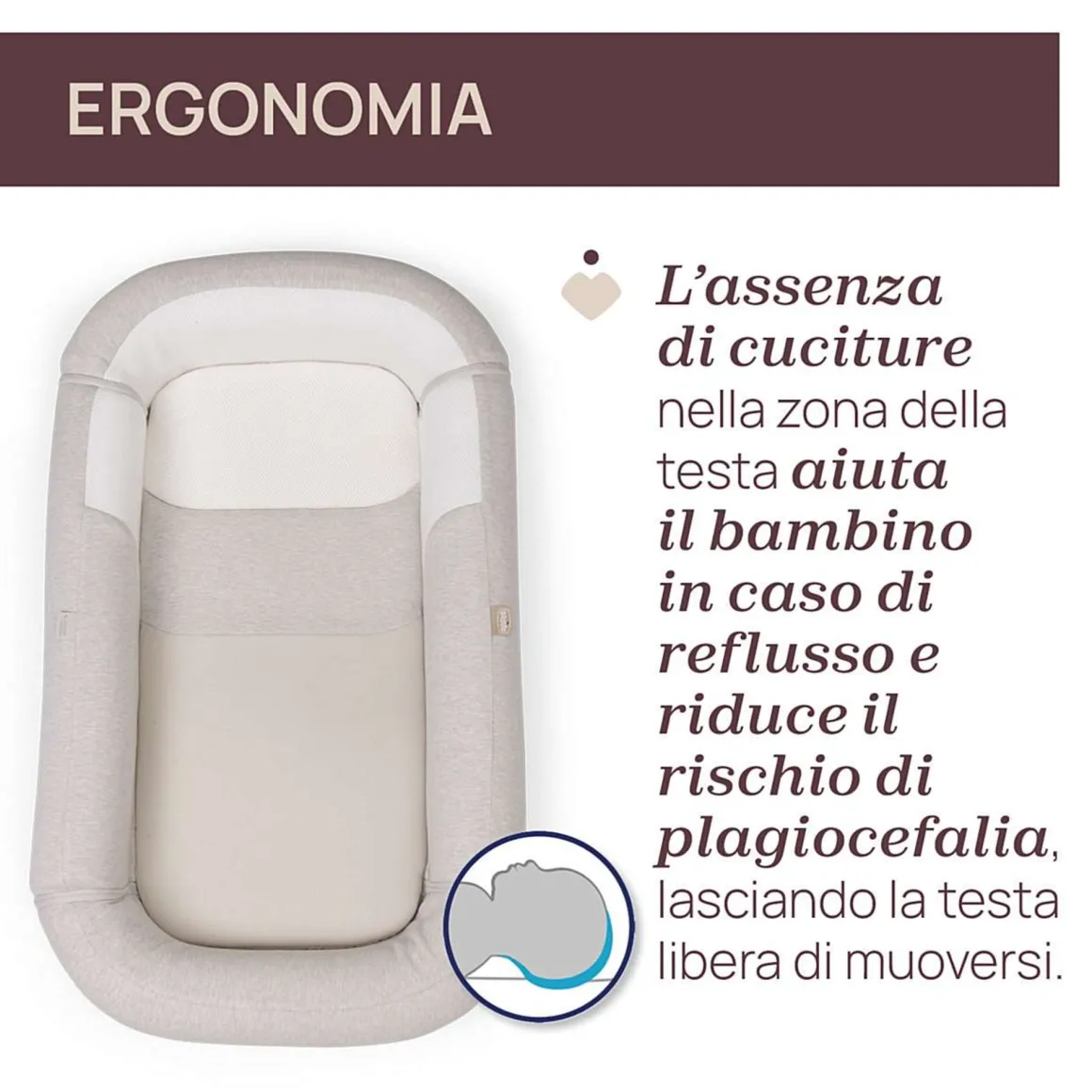 Riduttore letto mommypod 3 in 1 grey – chicco