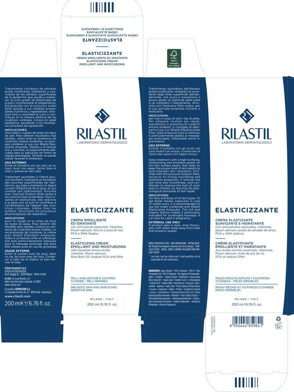 Rilastil – crema elasticizzante 200ml