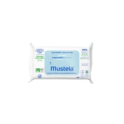 Salviette compostabili all’acqua senza profumo 60 pezzi – mustela