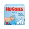 Salviette pure umidificate per bambini 3 pacchi da 56 pezzi – huggies