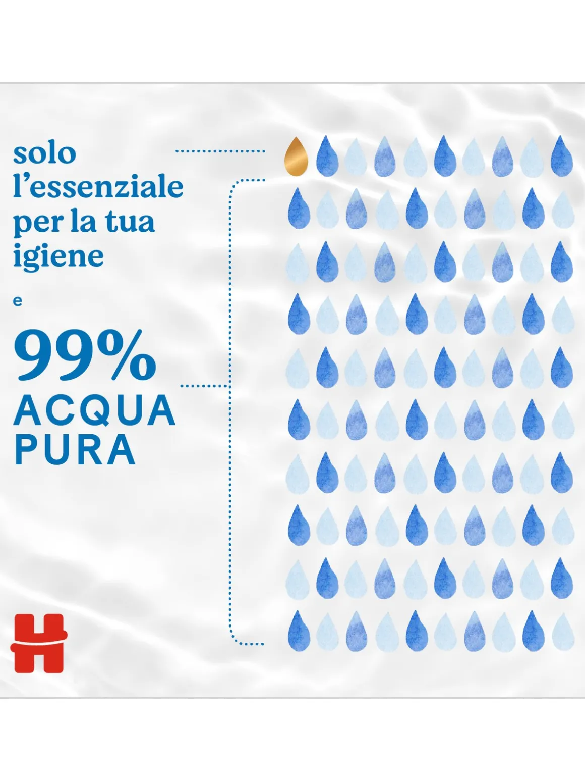 Salviettine huggies pure extra care – 56 pezzi