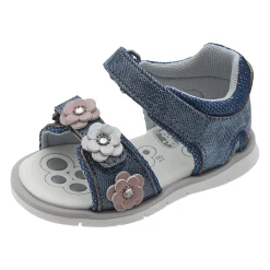 Sandalo bimba con doppio strappo