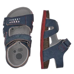 Sandalo bimbo con doppio strappo