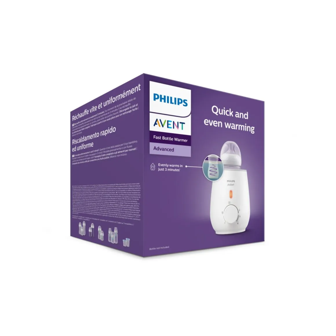 Scaldabiberon advanced riscaldamento rapido e uniforme (modello scf355/09) – philips avent