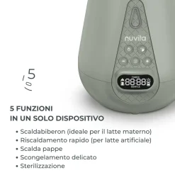Scaldabiberon e sterilizzatore ultraveloce – nuvita
