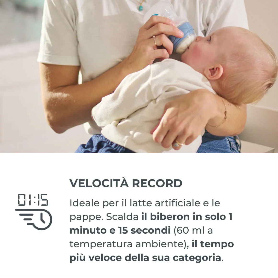 Scaldabiberon e sterilizzatore ultraveloce – nuvita