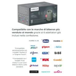 Scaldabiberon portatile mix70 universale con funzione di mescolamento 1164 – nuvita