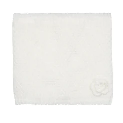 Scaldacollo bianco panna bimba