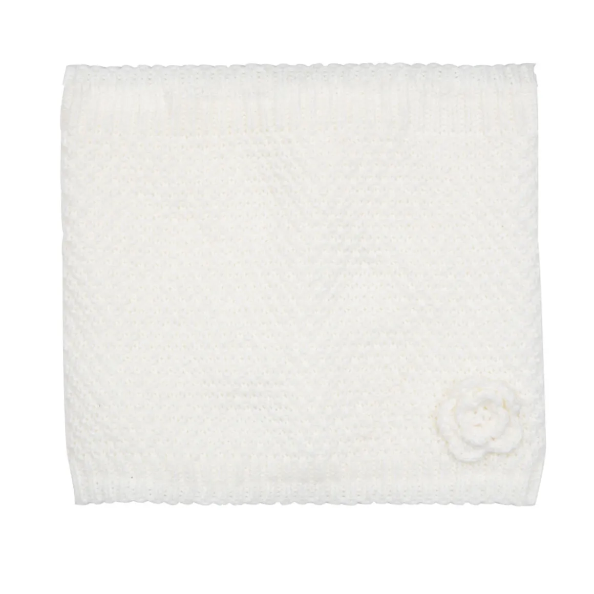 Scaldacollo bianco panna bimba