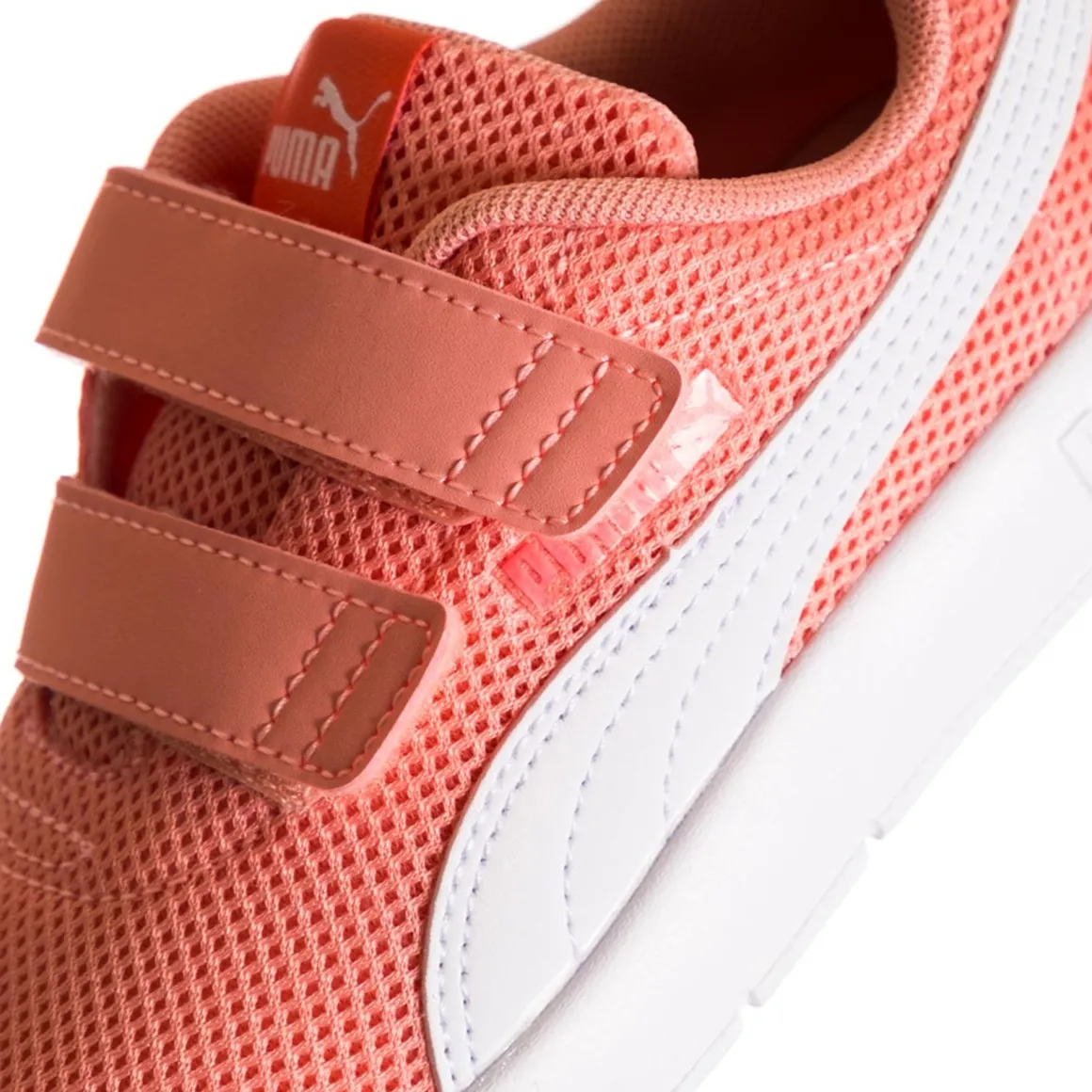 Scarpa puma bambina rosa/bianca