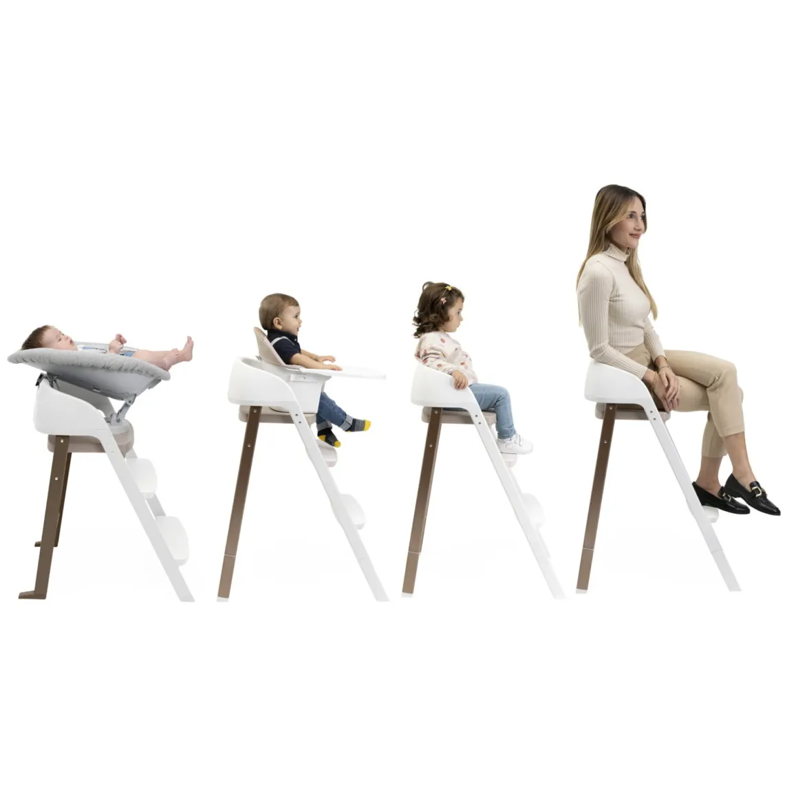 Sedia evolutiva crescendo up pearl copper re_lux- chicco