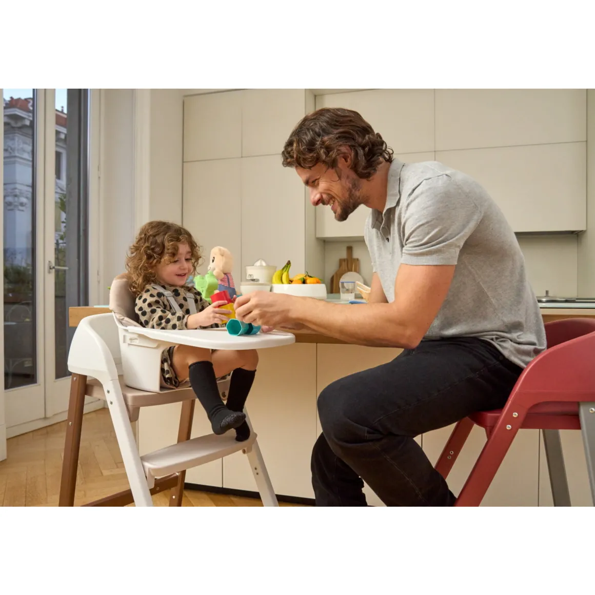 Sedia evolutiva crescendo up colorado red re_lux – chicco