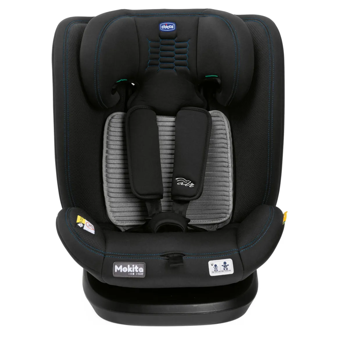 Seggiolino auto mokita isize air black air 76-150 chicco