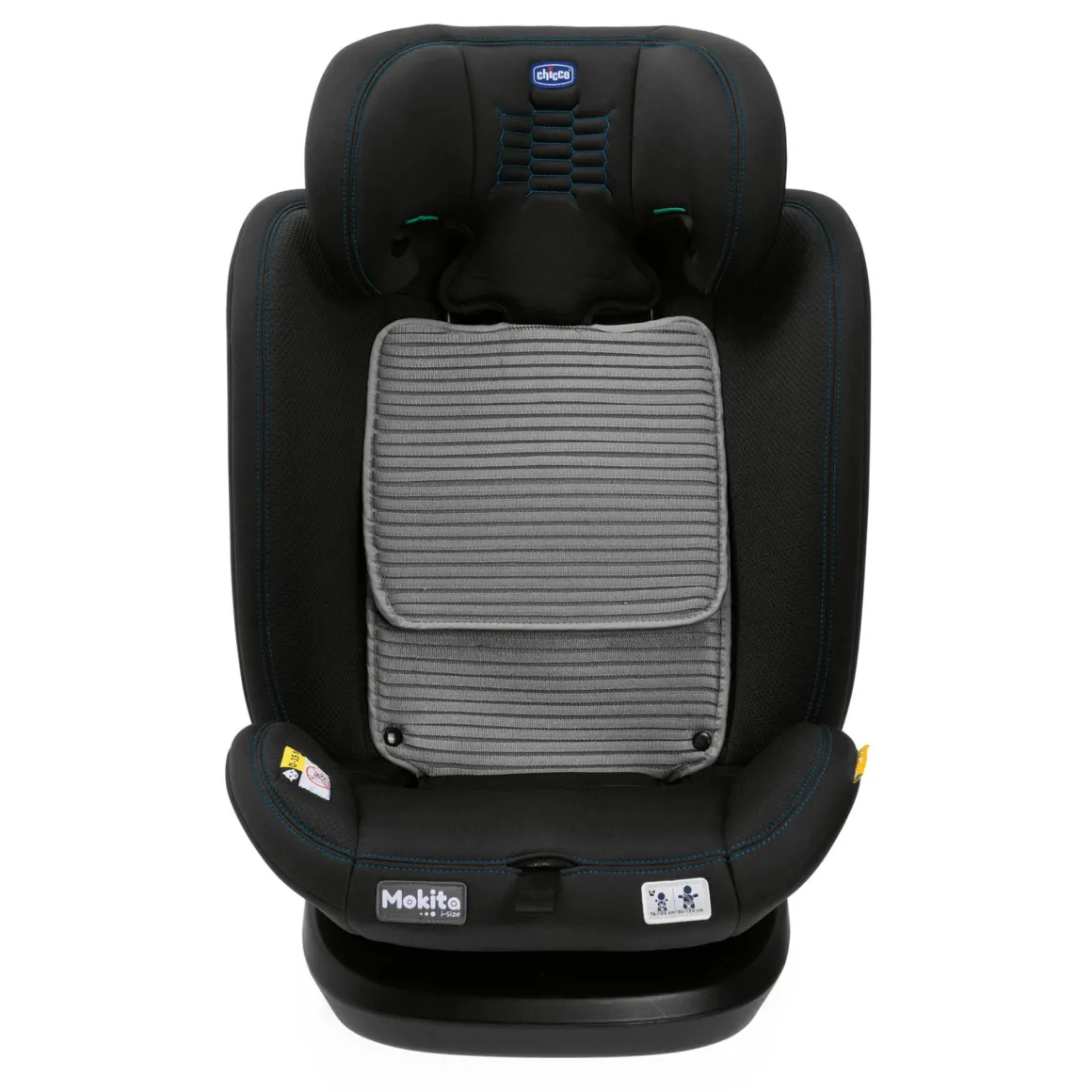 Seggiolino auto mokita isize air black air 76-150 chicco