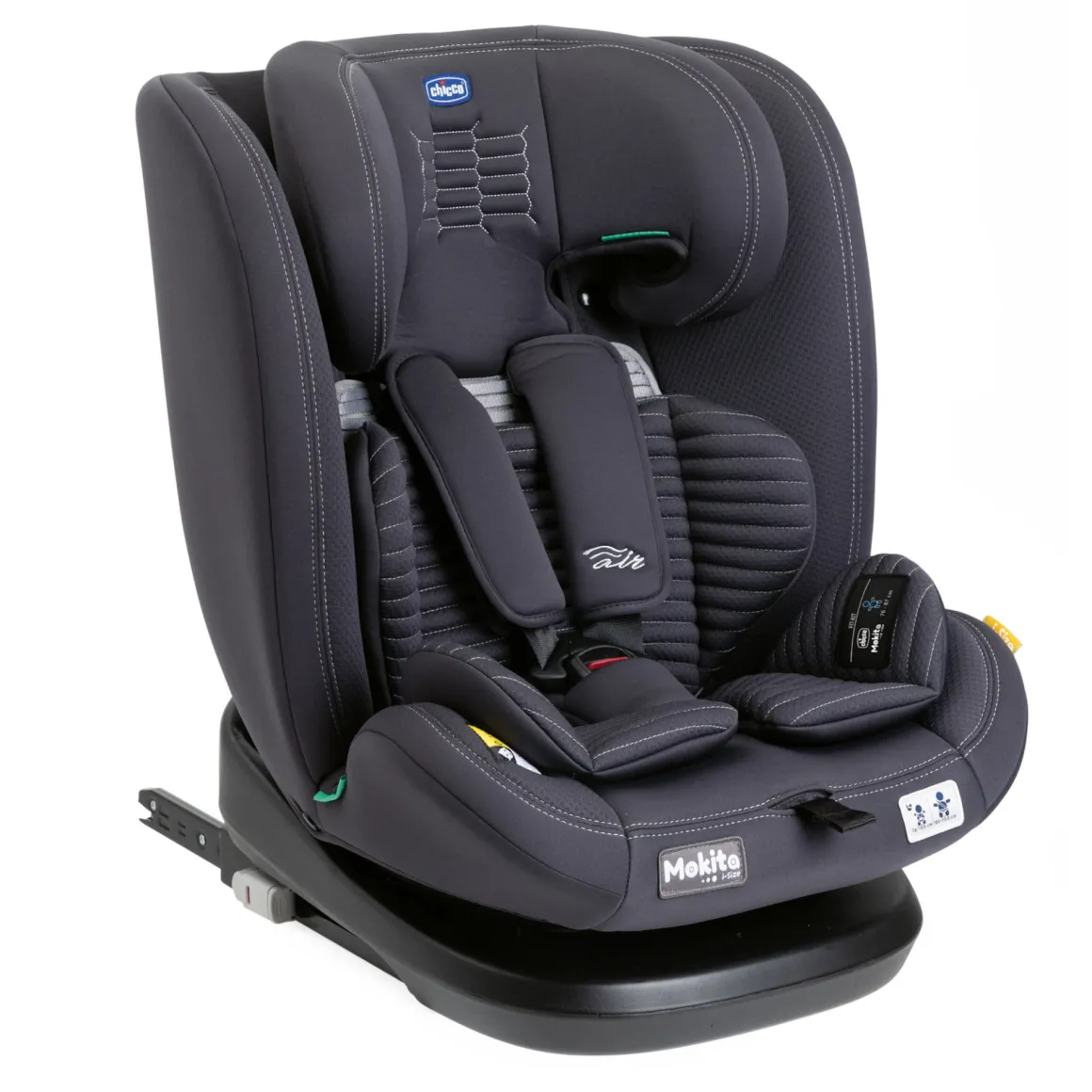 Seggiolino auto mokita isizeair graphite (76-150cm) chicco