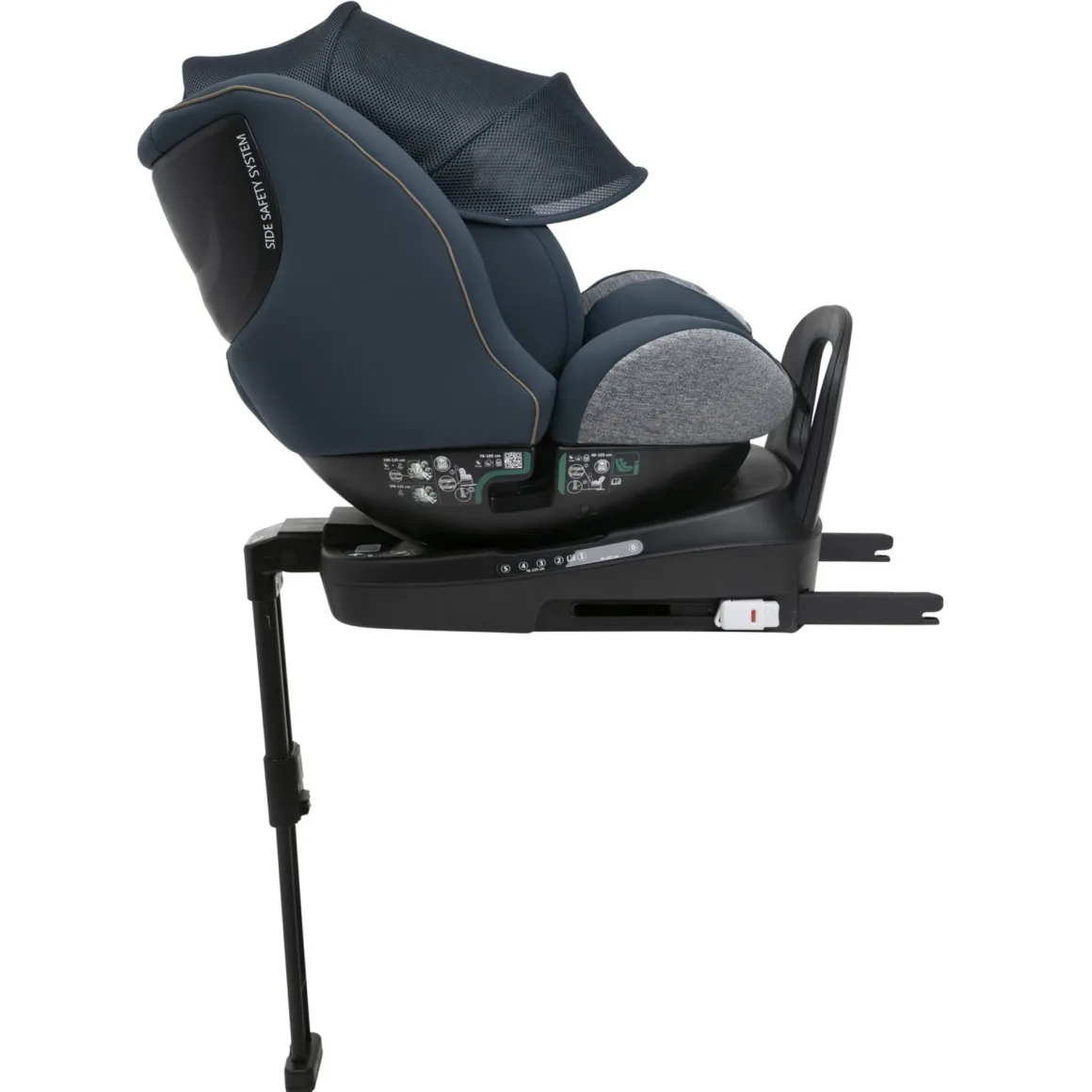 Seggiolino seat3fit air (40-125 cm) graphite melange – chicco