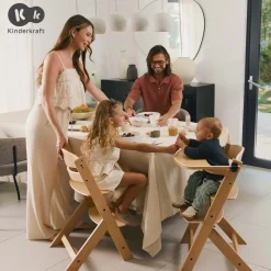 Seggiolone pappa enock natural wood – kinderkraft