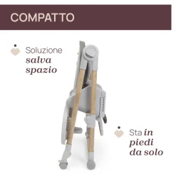 Seggiolone polly armonia scandinavian- chicco