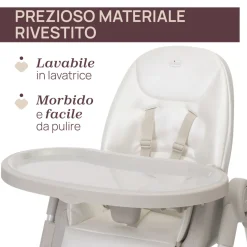 Seggiolone polly armonia motherpearl – chicco