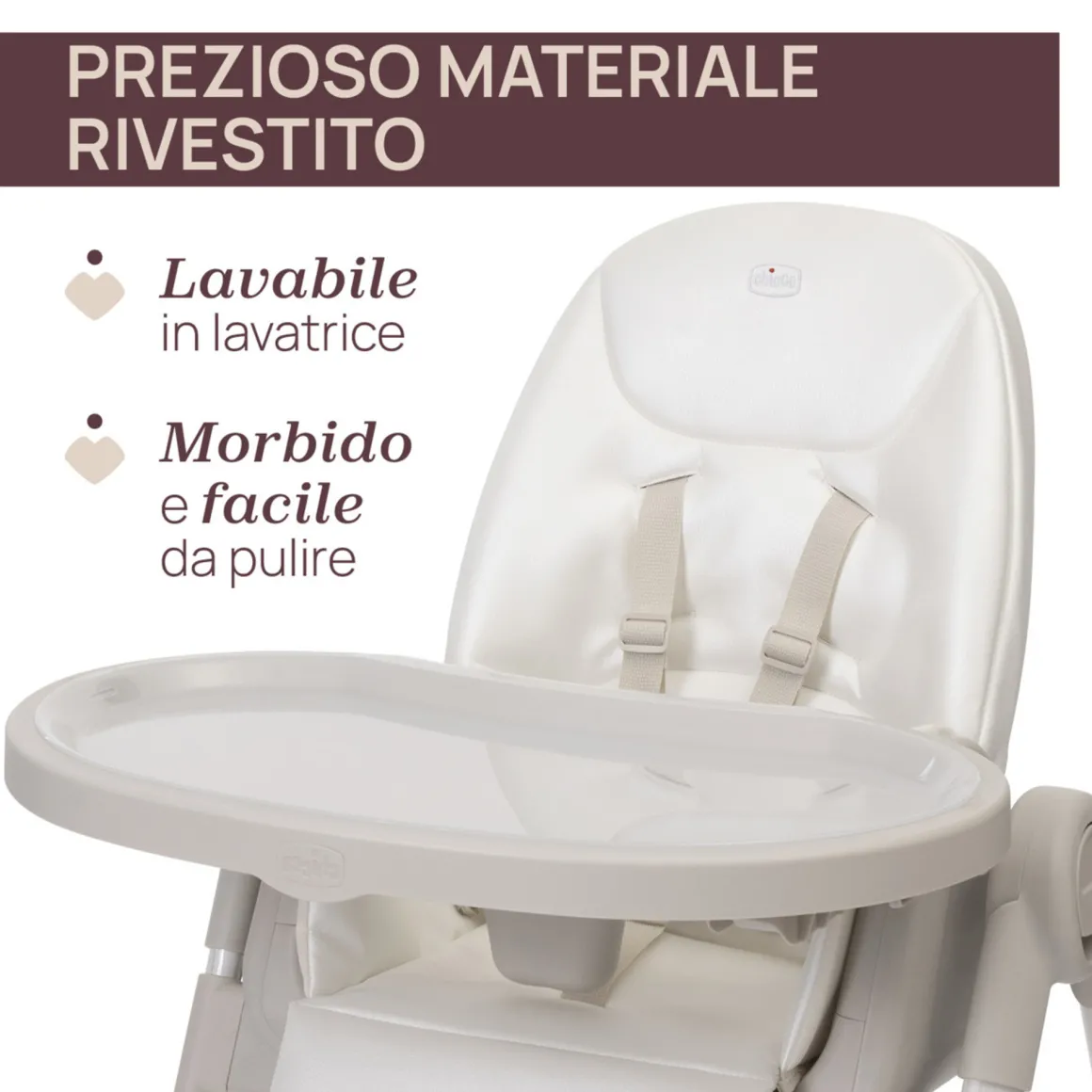 Seggiolone polly armonia motherpearl – chicco