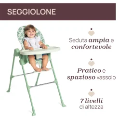 Seggiolone polly essential kiwi – chicco