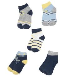 Set 5 paia di calze corte bimbo