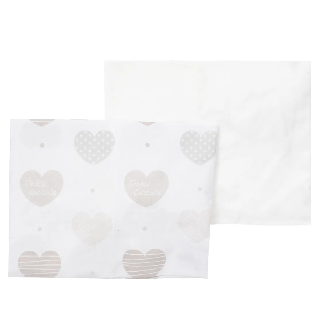 Set 2 pezzi culla cuori