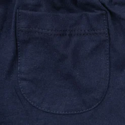 Set 2 pezzi maglietta mezza manica + pantaloncino bimbo bianco/blu