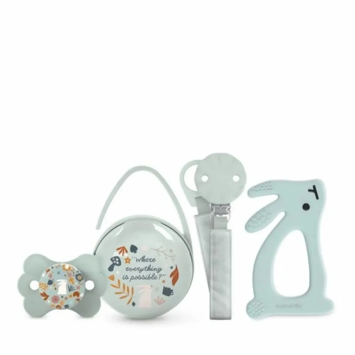 Set di regalo wonderland liberty – azzurro – suavinex