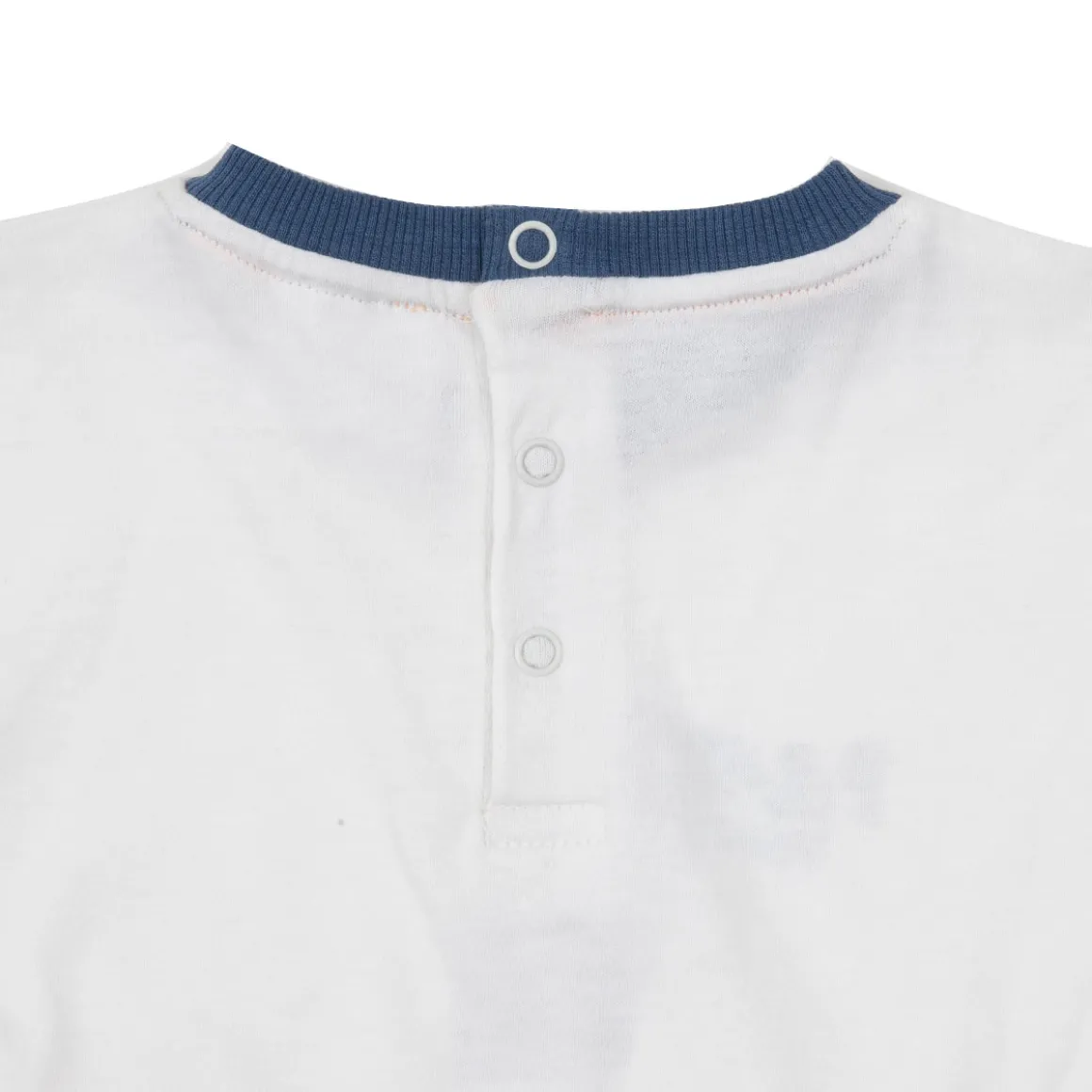 Set due pezzi t-shirt + shorts bimbo bianco/arancione